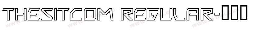 TheSitcom Regular字体转换 TheSitcom Regular字体转换